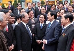 Chủ tịch nước gặp mặt đại biểu Liên hiệp các hội UNESCO Việt Nam
